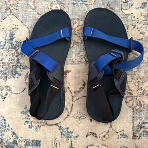 Chaco Blue and Black Sandals